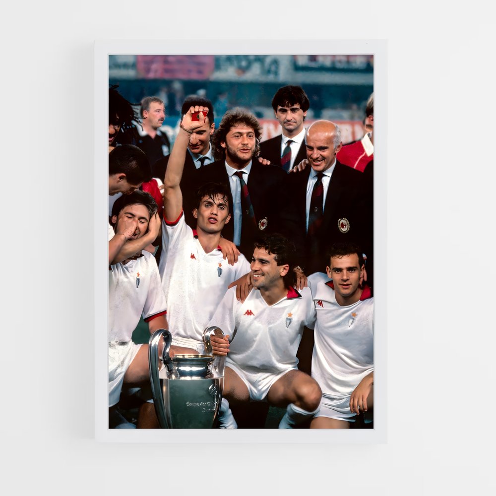 Poster milan équipe (vue 3)